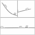 Ch1059129 Front Grill Trim Moulding Compatible With Chrysler 300 3 5l 2005-2010 Passenger Right Side Polished Chrome