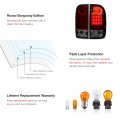 1995-2000 Toyota Tacoma Pickup Truck Red Smoke Lens Premium Led Tail Light Housing Lamp Assembly Replacement Driver And