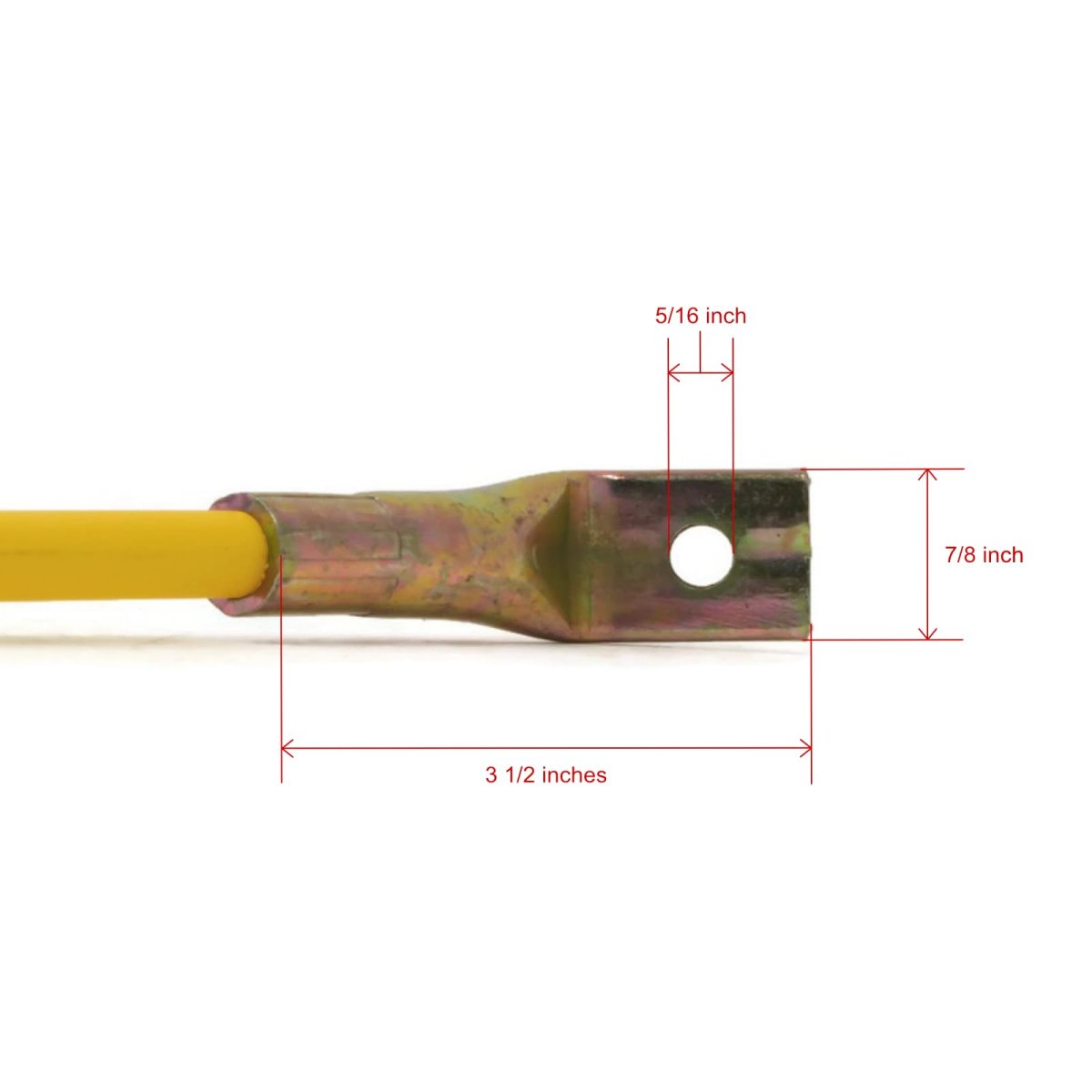 Set Of 26 In Yellow Snowplow Blade Guides With Hardware Includes 2 Marker Brackets Bolts And Hex Jam Nuts
