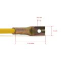 Set Of 26 In Yellow Snowplow Blade Guides With Hardware Includes 2 Marker Brackets Bolts And Hex Jam Nuts