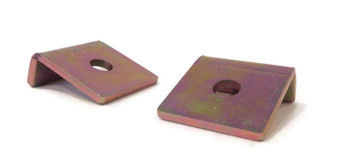Set Of 26 In Yellow Snowplow Blade Guides With Hardware Includes 2 Marker Brackets Bolts And Hex Jam Nuts
