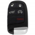 Ocpty 2 Pcs Flip Key Entry Remote Control Uncut Fob Shell Case Replacement For Jeep Compass Trackhawk Renegade Fiat 500l