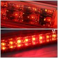 Compatible With Silverado Sierra Gmt900 Smoked Yellow Led Cab Roof Running Light Dual Row Red 3rd Brake