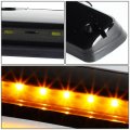 Compatible With Silverado Sierra Gmt900 Smoked Yellow Led Cab Roof Running Light Dual Row Red 3rd Brake