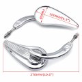 Httmt Mt382c- Motorcycle Chrome Raindrop Side Mirrors Compatible With 1984 And Up H-d Street 500 750 Low Rider Superlow Iron