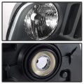 Acanii For Black 2005 2006 2007 2008 2009 Ford Mustang Headlights Headlamps Driver Passenger Side Pair