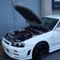 Tsubasa Hood Lift Supports For Nissan Skyline Gt-r Bnr34 With Nismo Fender Bonnet 1999-2002 Modify Gas Struts Shock Damper