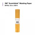3m Scotchblok Masking Paper 06732 Gold Color Polycoated Backing Bleed Through Resistant 12 In X 180 Ft