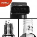 A-premium Ignition Coils And Spark Plugs Kits Compatible With Jaguar S-type 2003-2008 X-type 2 5l 3 0l 6-pc Set