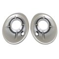 Secos 2pcs Fog Light Grilles Bezels Front Left Right For Mercedes-benz Gla250 2018 2019 2020 Replace 15688081002a17 