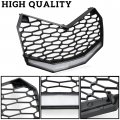 Sautvs Front Grille With Led Light For Maverick X3 2017-2024 New Premium Bumper Mesh Grill Bar Can-am Accessories