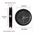 Flyshop 8-pack One-sided Black 70 Mm 2-3 4 Hole Plug 60 8 Id Round Grommets Synthetic Rubber Wire Protection Firewall