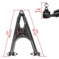 Caltric Front Lower Left And Right A-arms Set Compatible With Yamaha Banshee 350 Yf Fits Years 1989-2006 350 Yfz350 Atv 4x4 C
