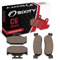 Sixity C6 Front Rear Ceramic Brake Pads For Yamaha Xt250 X Y Z A B D E F 2008-2015 Complete Set 