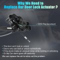 X Autohaux Replacement Front Right Passenger Side Power Door Lock Actuator Motor With Cable For Hyundai Sonata 2008-2010 Latch
