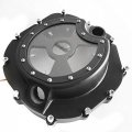 Hongk- Blue Led See Through Engine Clutch Cover Compatible With Kawasaki Zx14r Zzr1400 06-13 Black B01c0sx2hm