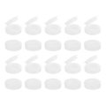 300pcs Screw Caps 4 5mm 0 18 Id Snap Covers Washer Flip Pvc Hinged Cover For Covering Heads White 