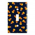Sweet Orange Candy Corn Pattern Plastic Wall Decor Toggle Light Switch Plate Cover 