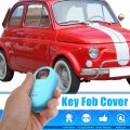Uxcell 3 Button Car Remote Key Cover Case Protective Replacement Blue Silicone For Fiat 500 Viaggio Ottimo Tipo