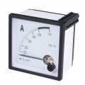 Uxcell Ac 0-50a Analog Panel Ammeter Gauge Ampere Current Meter Sq-72 1 5 Error Margin