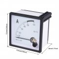 Uxcell Ac 0-50a Analog Panel Ammeter Gauge Ampere Current Meter Sq-72 1 5 Error Margin
