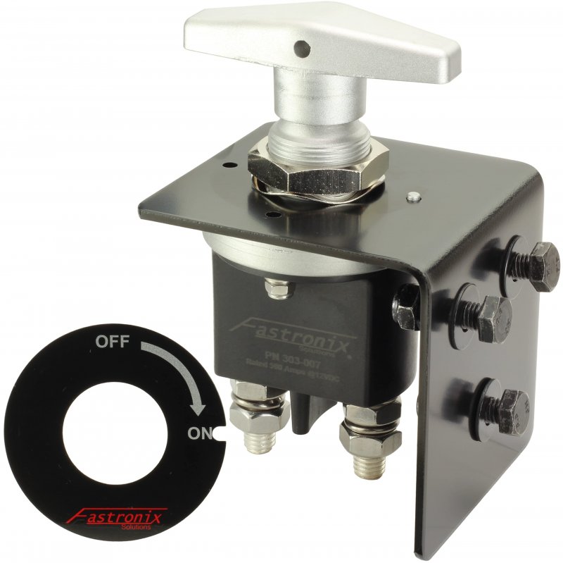 Fastronix 500a Ultimate Duty Battery Disconnect Switch With Mounting Bracket And Hardware