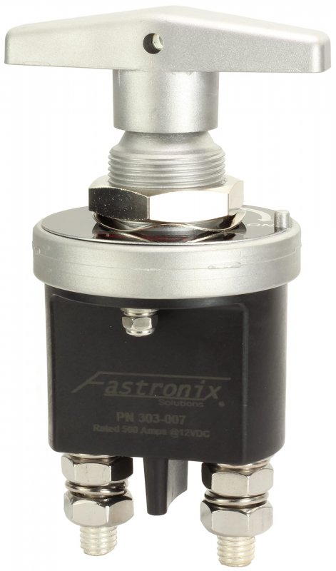 Fastronix 500a Ultimate Duty Battery Disconnect Switch With Mounting Bracket And Hardware