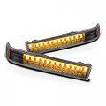 Instyleparts Black Amber Bumper Lights 