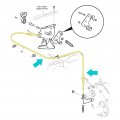 Golf Cart Forward Reverse Transmission Shift Cable And Assembly For E Z Go 4 Cycle Txt St 400 Mpt 800 1200 Cushman 280c