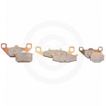 Sintered Brake Pads Vd-437 For Motorcycles Rear Position Stainless Steel Construction