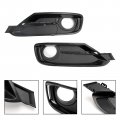 Topteng 2pcs Front Bumper Fog Light Grille Covers 51117300739 51117300740 For Bmw 3 Series F31 2013-2015 328d Xdrive 2014-2015