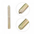 Uxcell M4x40mm Hanger Bolts 20pcs Double Ended Thread Dowel Screws For Wood Furniture