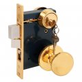 Segal Se 27580 2-1 2 In Backset Entrance Mortise Lockset Wrought Solid Brass Single Pack 
