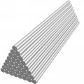 Metallic Silver Hot Glue Sticks Mini Enpoint 8 Long X 0 27 Dia Small Melt Colored 36 Pack Sealing Wax Adhesive For Stamp 
