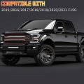 F150 Side Marker Light Amber Super Duty Smoked Lens 36-led Sequential Flowing Led Turn Signal Mirror Lights Kit For Ford