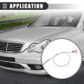 Motoforti Transmission Fuel Dipstick 920mm Engine Oil Level For Mercedes-benz C32 Amg 2003-2004 Plastic 1405891521 Red Silver