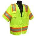 Radians Sv63g2x Polyester Class 3 Two Tone Surveyor Safety Vest 2x-large Green 