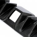 Hecasa Rear Diffuser Compatible With 2009-2020 Nissan 370z Z34 Coupe 2door Model Shark Fin Style Bumper Valance Abs Plastic