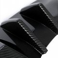 Hecasa Rear Diffuser Compatible With 2009-2020 Nissan 370z Z34 Coupe 2door Model Shark Fin Style Bumper Valance Abs Plastic
