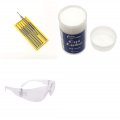 1 Twist Drills Steel Bur Fig77 Size 3 Cut Lube 1 Safety Glasses 