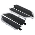 Hecasa Interior Door Trim For 2019-2024 Chevy Chevrolet Silverado Gmc Sierra Crew Cab Trucks Panel Molding Kit Replacement 