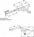 Truth Th 23089 Dyad Operator With Stud Bracket Left Hand Bronze Single Pack