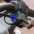 X Autohaux 8mm Brake Clutch Levers Cable Wire Adjuster Screw Bolt M8x1 25 Aluminum Alloy For Motorcycle Atv Utv Bike Blue