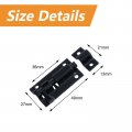 Morobor Door Security Slide Latch Lock 2 Inch Barrel Bolt With Solid Heavy Duty Steel Stainless Sliding Screws For Home Yard