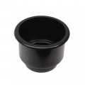 Red Hou Auto 2 Cup Holders Plastic Pocket Recessed Insert Universal With Drain For Boat Rv Car Truck Marine Pontoon Motorhome