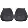 Secos Perforated Black Front Driver Passenger Side Bottom Replacement Microfiber Leather Seat Covers For Lexus Lx570 2008 2009 
