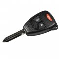 Hqrp Remote Ignition Key Fob Shell Case Keyless Entry W 3 Buttons Compatible With Dodge Avenger 08-14 Caliber Nitro 07-12