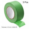Uxcell 3pcs 30mm 1 2 Inch Wide 20m 21 Yards Masking Tape Painters Rolls Light Green