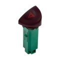 Hazard Warning Switch For Chevy Classic 2004 2005 Black Plastic Illuminated Blade Terminal 12 Volts Replacement 10359580 