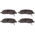 Rear Brake Pad Set For Buick Lucerne 2006 To 2011 Ceramic Friction Material Steel Backing Replacement 19391206 Alx Pau Ac 